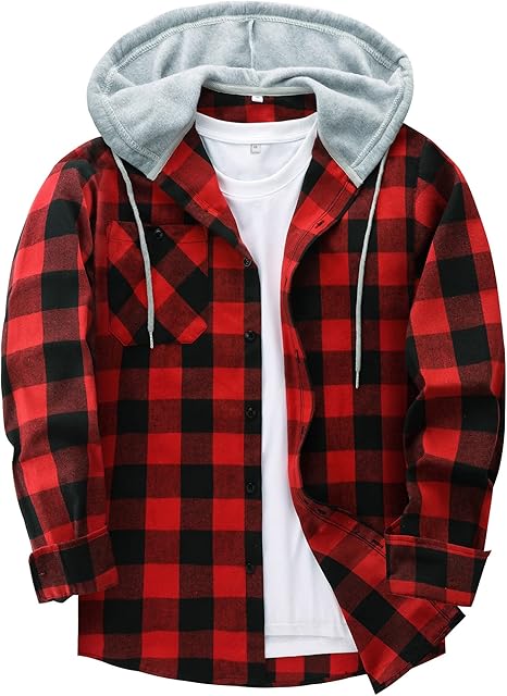 Classic Checkerboard Flannel Hoodie